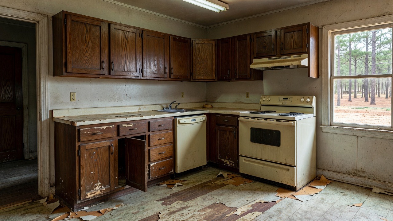 Kitchen before remodel