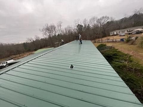 Standing seam metal roof
