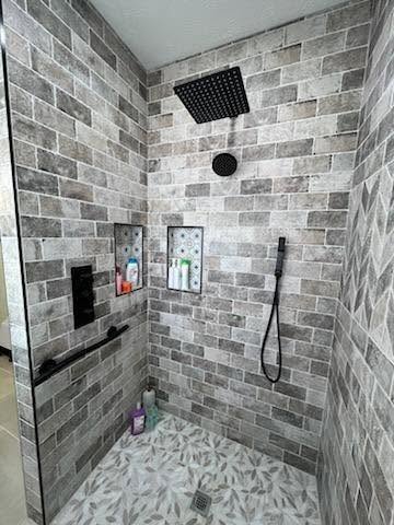 Walk-in shower remodel
